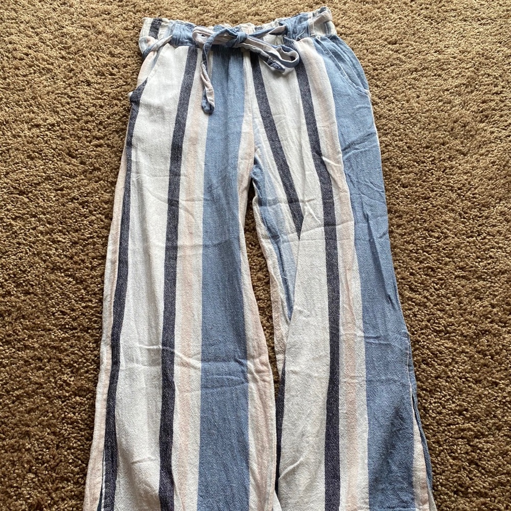 Wide leg flowy pants